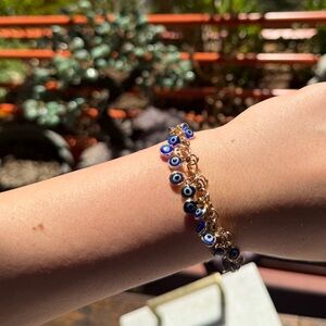 Evil Eye Gold Bracelet